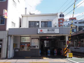 蓮沼エリアの街並み